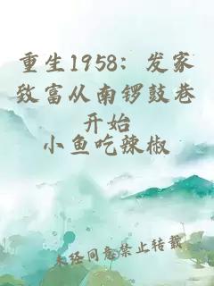 重生1958：发家致富从南锣鼓巷开始